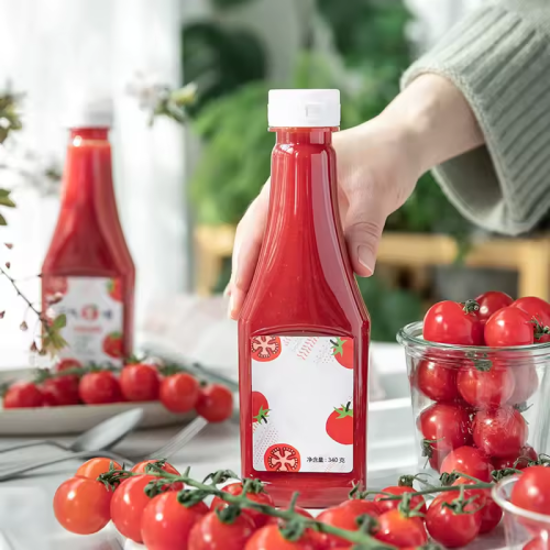 320ml Tomato Bbq Chili Sauce Plastic Bottle Ketchup Squeeze Bottle
