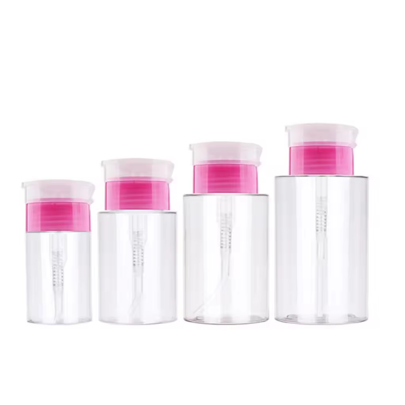 Factory Direct Sale 60ml 100ml 150ml 200ml Cosmetic Toner Nail Polish Remover Bottle Custom Lotion Bottle