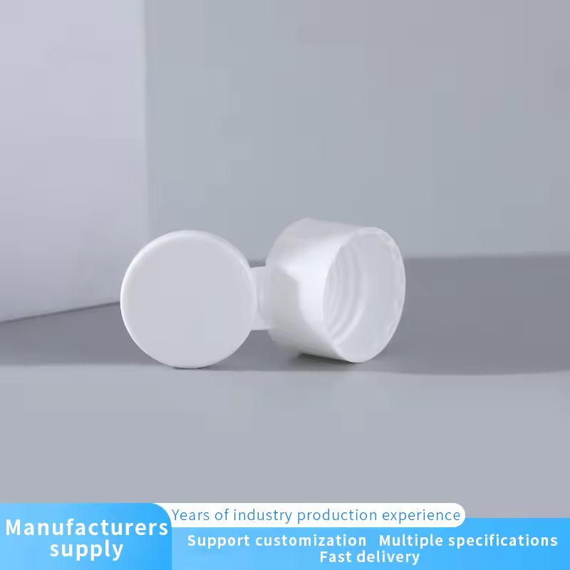 Wholesale Cosmetic Container Round Flip Top Cap 24/410 Plastic Bottle Flip Top Cap For Lotion Bottle