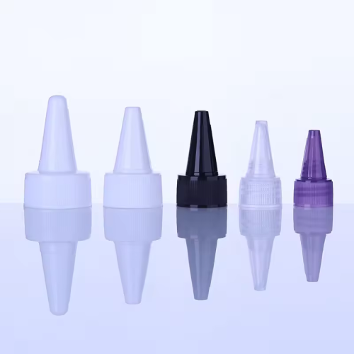 Various 18 20 24 28 32mm Long Nozzle Screw Sauce Bottle Twist Cap Plastic Twist Top Cap For Tomato Sauce Honey Bottle
