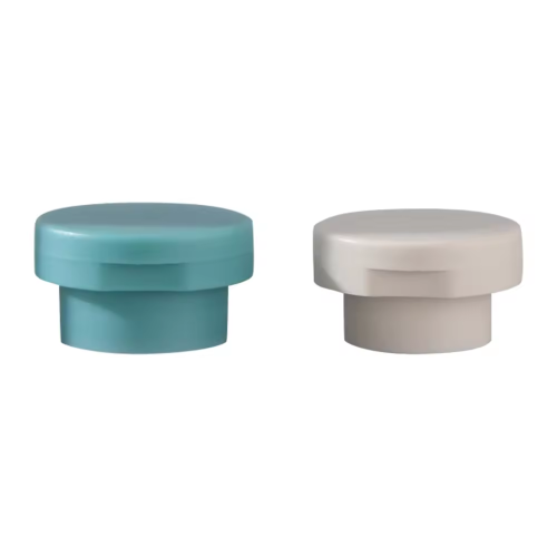 Round 24/410 Flat Flip Top Cap Plastic Flip Top Cap For Body Wash Hair Conditioner Dispensing Bottle