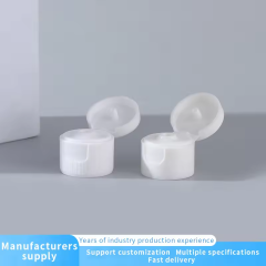Wholesale Cosmetic Container Round Flip Top Cap 24/410 Plastic Bottle Flip Top Cap For Lotion Bottle