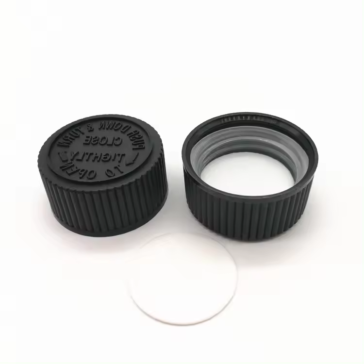 Direct Sale Child Safety Medicine Bottle Screw Cap 28mm Plastic Bottle Screw Top Cap For Healthcare Products