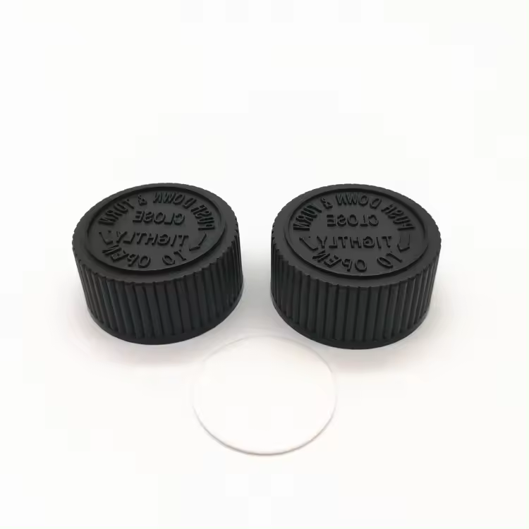 Direct Sale Child Safety Medicine Bottle Screw Cap 28mm Plastic Bottle Screw Top Cap For Healthcare Products
