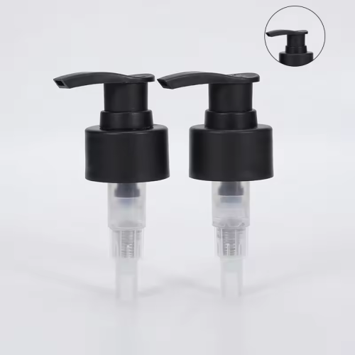Customized 24/410 28/410 Black Frosted Lotion Pump Plastic Shampoo Body Wash Hair Conditioner Lotion Pump Head