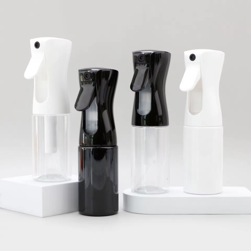 200ml 300ml 500ml Plastic Continuous Fine Mist Spray Bottles For Hair Salon Hairdressing Refillable Trigger Bottle