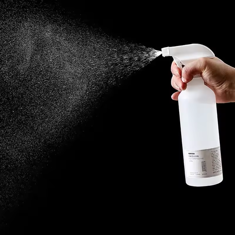 350ml 12oz 500ml 18oz White Plastic HDPE Trigger Spray Round Bottle Heavy Duty Cleaning Liquid Soap Leak Proof Detergent Bottles
