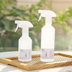 350ml 12oz 500ml 18oz White Plastic HDPE Trigger Spray Round Bottle Heavy Duty Cleaning Liquid Soap Leak Proof Detergent Bottles