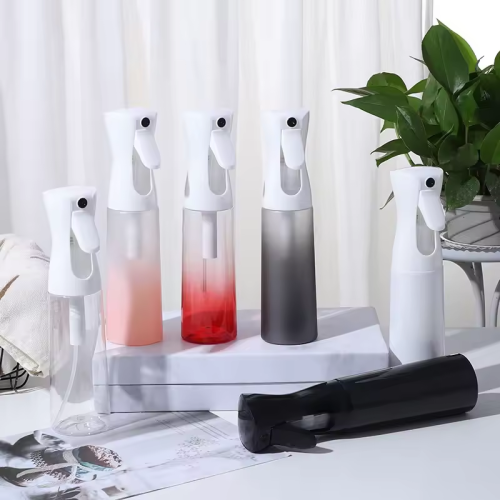 Custom Size 200ml 300ml Plastic Salon Spray Bottle Packaging Reusable Spray Bottles For Household Cleaning