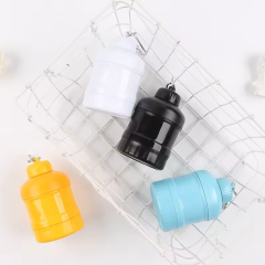 Factory Price 100-200ml Protein Powder Bottle Container Jar Plastic Mini Barrel For Whey Protein Powder