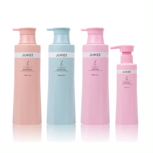 250ml 8 oz 720ml 24 oz Custom HDPE Plastic Bottles with Pump for Shampoo and Conditioner