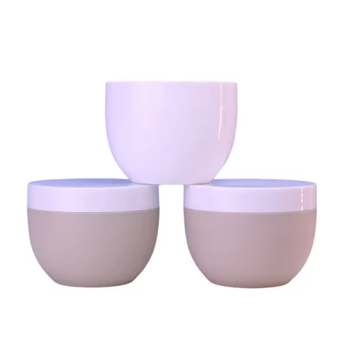 Simple 250ml Body Scrub Packaging Jar Plastic Cream Jar For Hair Care Pp Plastic Cosmetic Body Cream Jar