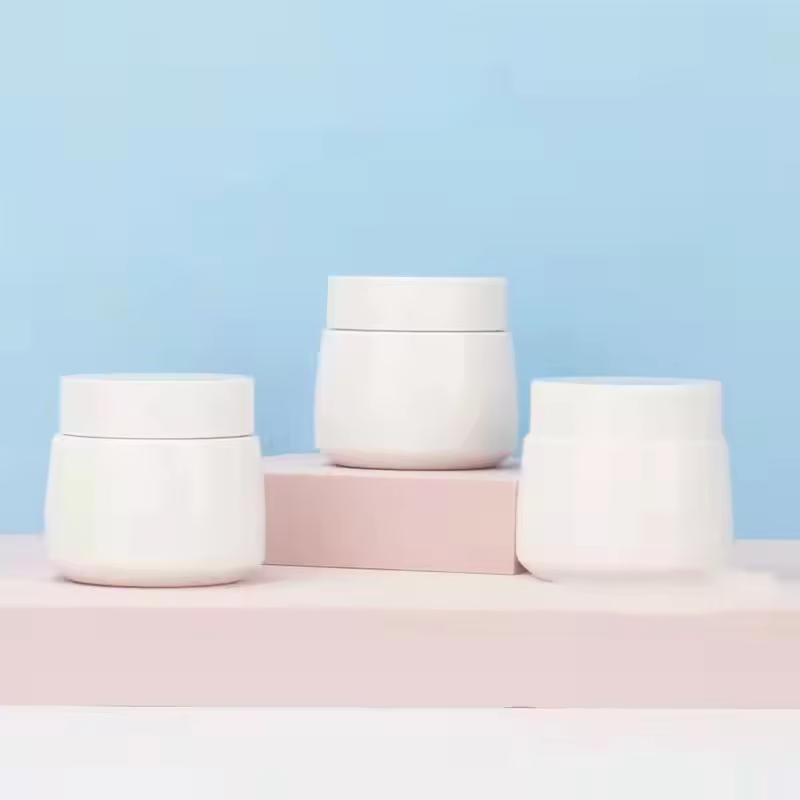 Wholesale 20g 30g 70g PET Plastic Container Jar For Mask Eye Hair Body Cosmetic Face Cream Jars With Lids