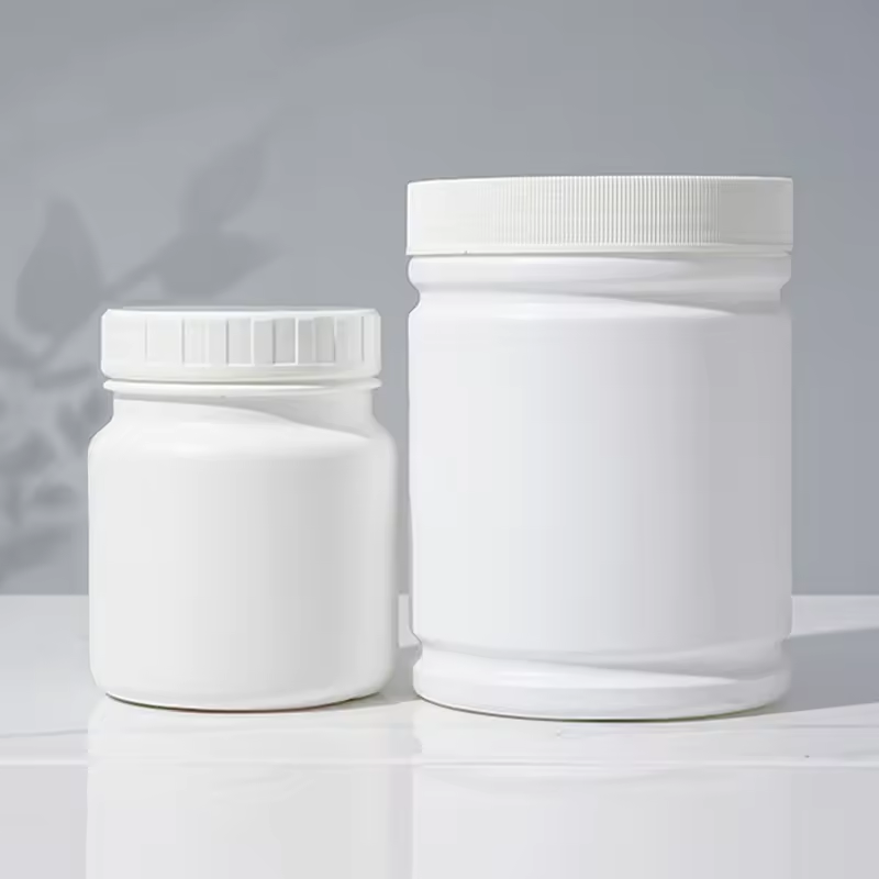 Manufacture 250ml 450ml 500ml 750ml Whey Protein Milk Powder Packaging Bottle Plastic Powder Container Jar
