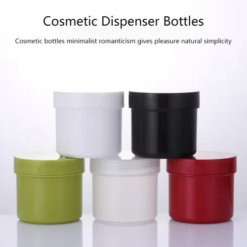 Wholesale 150g Frosted Hair Wax Cream Plastic Cans 150ml Cosmetics Package Wide Mouth Smooth Face Cream Cans