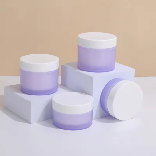 Frosted High Quality Thick Wall 50g 80g 100g 120g Plastic PP Cosmetic Cream Jar With Pull Tab