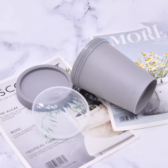 Hot Selling Colorful Cosmetic Packaging Pe Plastic Jar For Body Lotion Cream Cosmetic Container Cream Jars 50ml 100ml 200ml