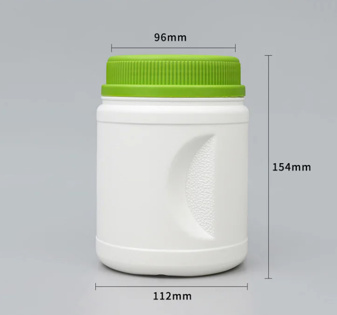 Supplier 500ml 1000ml 1700ml 2000ml Powder Container Bottle Coffee Powder Bottle Packaging Plastic Protein Powder Bottle