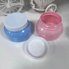 Refillable 250ml Cream Jars PET Material Body Butter Cosmetic Cream Jar Plastic Face Cream Jars