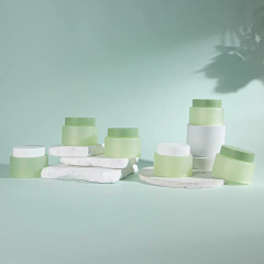 Manufacturer Anti-Aging Creams Jars For Packaging 50g Night Cream Jar Empty Green Baby Cream Jar