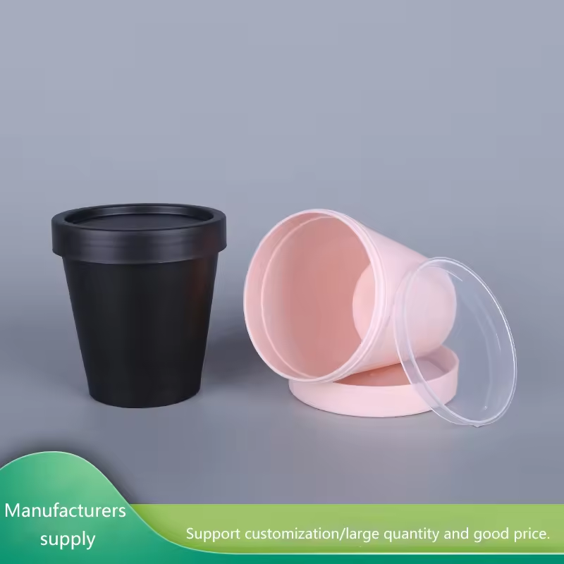 Supplier 200g Refillable Cream Jar Packaging PP Plastic Jar For Body Cream Hair Cream Empty Jars