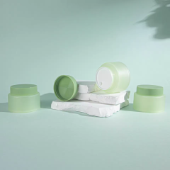 Manufacturer Anti-Aging Creams Jars For Packaging 50g Night Cream Jar Empty Green Baby Cream Jar