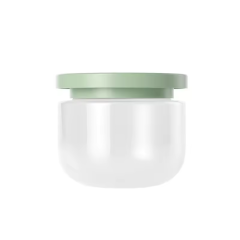 New Arrival Green 250ml Wide Mouth Cute Body Cream Jars Packaging Empty Pet Plastic Cosmetic Cream Jar