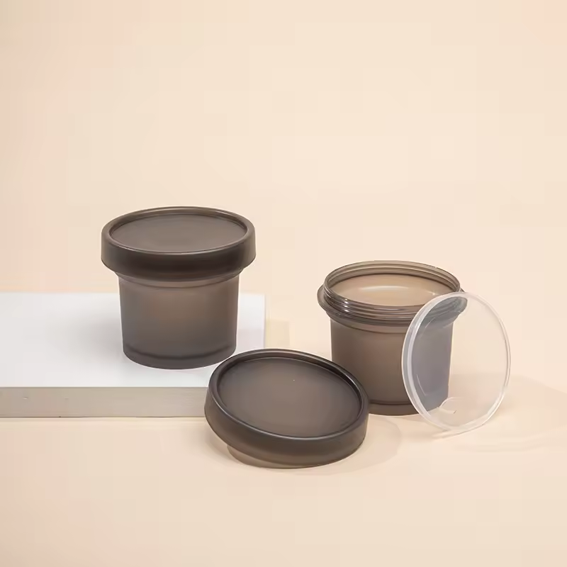 Factory Price 200ml Body Cream Jar With Lid Scrub Jar For Body Butter Cream Pp Plastic Cream Container Jar