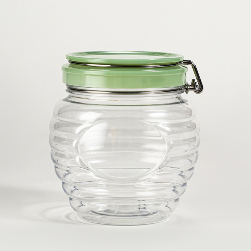 500ml food grade PET plastic jar dried fruit and grain storage jar new honey packaging jar