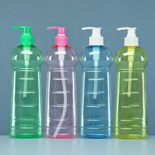 Plastic Liquid Dish Soap Bottle 500ml 16oz Clear Floor Cleaner Dishwashing Bottle Cleaner Kitchen Container Packaging