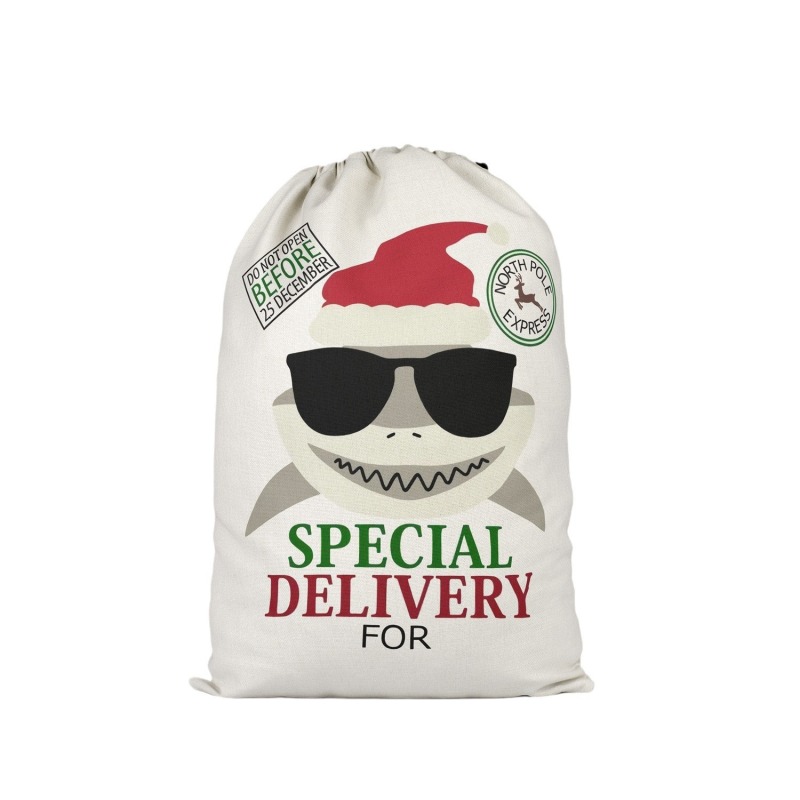 Hot-selling factory stock gift canvas bags, pure cotton eco-friendly drawstring bags, creative dinosaur pattern drawstring bags