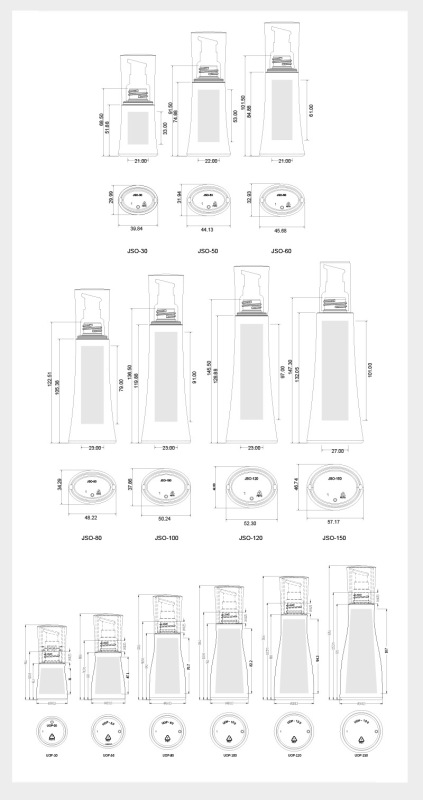 120ml lotion bottle 50ml essence bottle 100ml ultra-fine spray bottle 150ml press bottle special bottle type