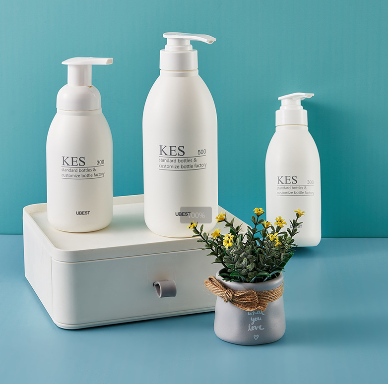 100ml lotion bottle large capacity 500ml cleaning bottle PE plastic bottle foam bottle cosmetic packaging material