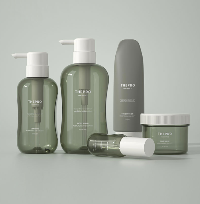 30ml dropper bottle 200ml facial cleanser hose 300ml shampoo bottle PET 500ml shower gel bottle