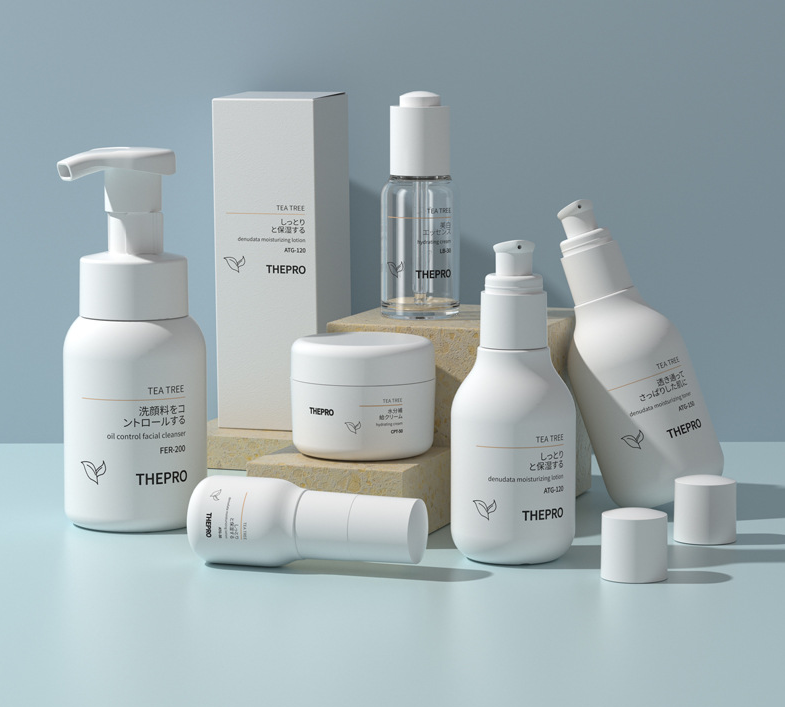 30ml lotion bottle 50ml skin care bottle 60ml essence bottle 80ml toner bottle 100ml PETG plastic