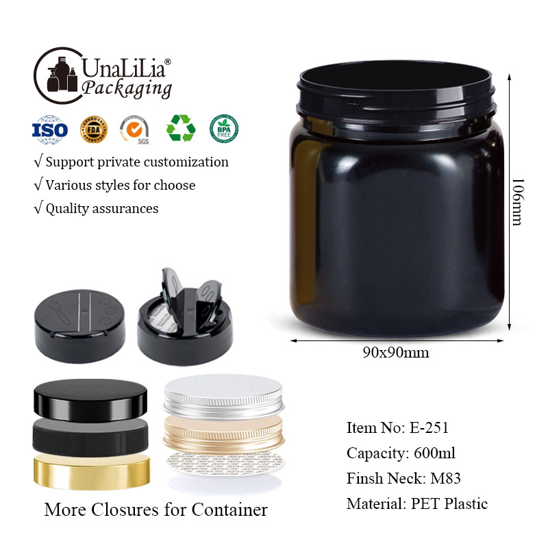 600ML square Jar