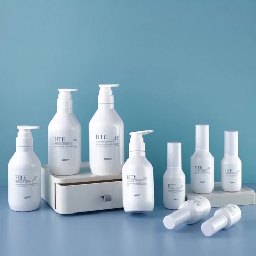Oblique shoulder 80ml spray bottle PET material 200ml plastic cosmetic packaging material skin care 100ml lotion bottle