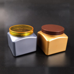 500ML slanted shoulder square Jar