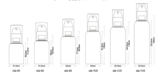 PET spray lotion bottle 50ml150ml small capacity white lotion bottle cosmetic bottle sub-bottling
