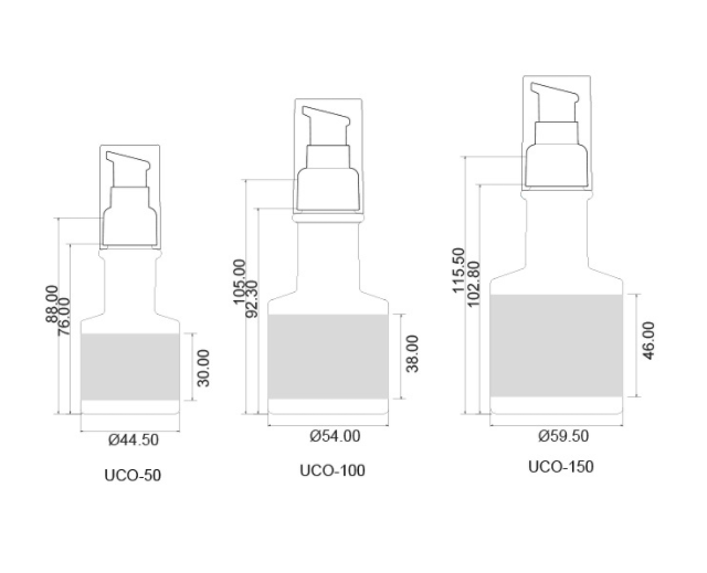 Plastic bottle 50ml100ml spray bottle lotion bottle press bottle cosmetic packaging material hand sanitizer bottle