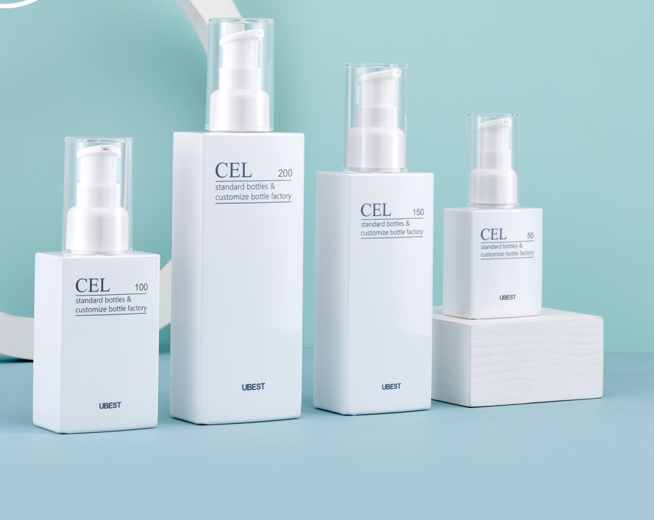 Square lotion bottle 120ml 100ml spray bottle high-grade PETG plastic bottle cosmetics empty bottle