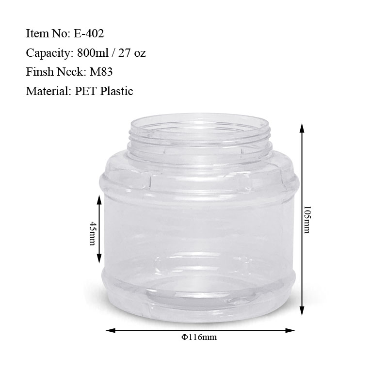 800ML unique jar