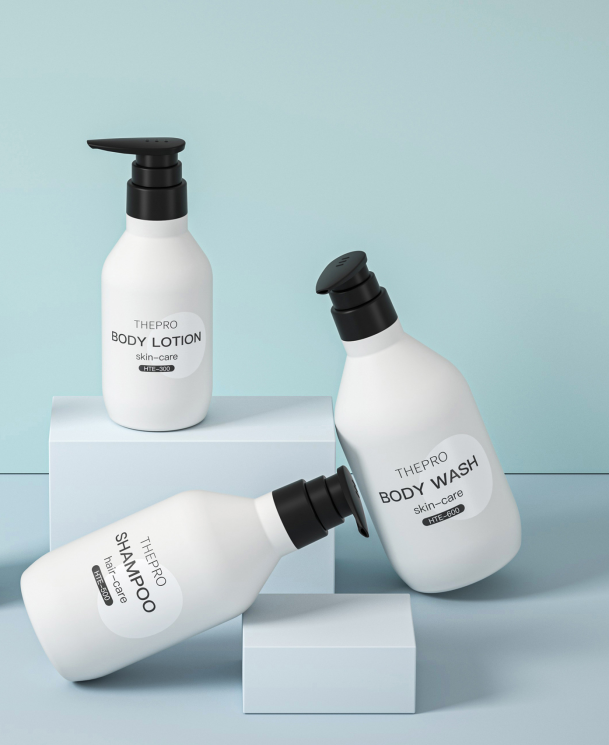 Oblique shoulder 80ml spray bottle PET material 200ml plastic cosmetic packaging material skin care 100ml lotion bottle