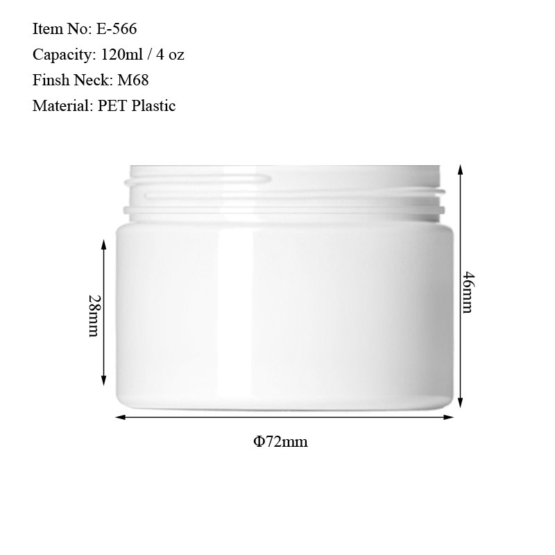 150ML straight sided round Jar