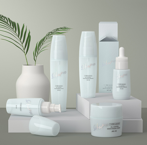 PETG plastic bottle high-grade skin care lotion bottle oval essence water press bottle cosmetics empty bottle