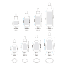 Small capacity trial pack 10ml lotion bottle 5ml essential oil bottle essence bottle cosmetic squeeze bottle