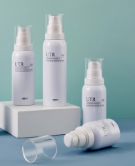 60ml lotion bottle 100ml sunscreen spray bottle 150ml toner bottle transparent PET cosmetics