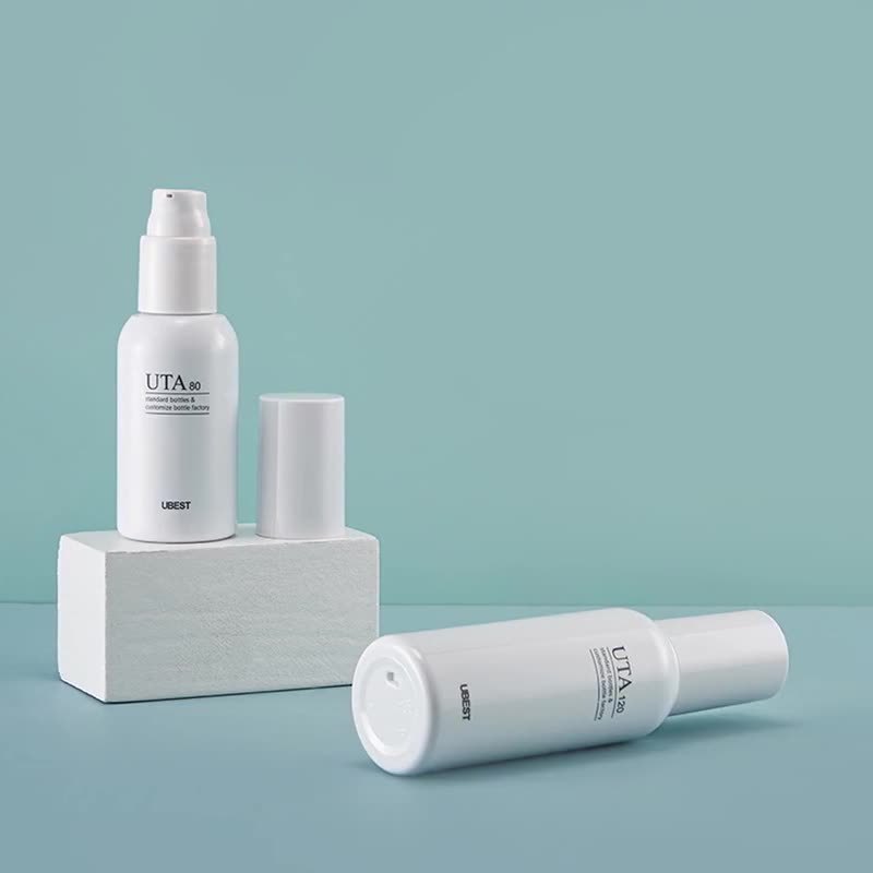 PET spray lotion bottle 50ml150ml small capacity white lotion bottle cosmetic bottle sub-bottling