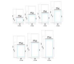 30ml,50ml,60ml,80ml,100ml,120ml,150ml ,200ml PETG square lotion bottle