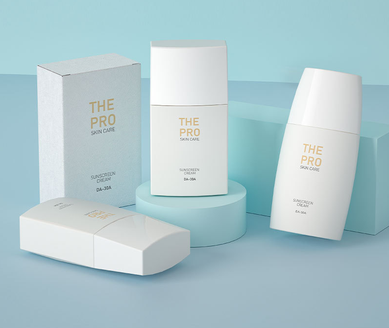 Small batch of square white pe30g isolation cream empty bottle cosmetic packaging material skin care packaging bottle